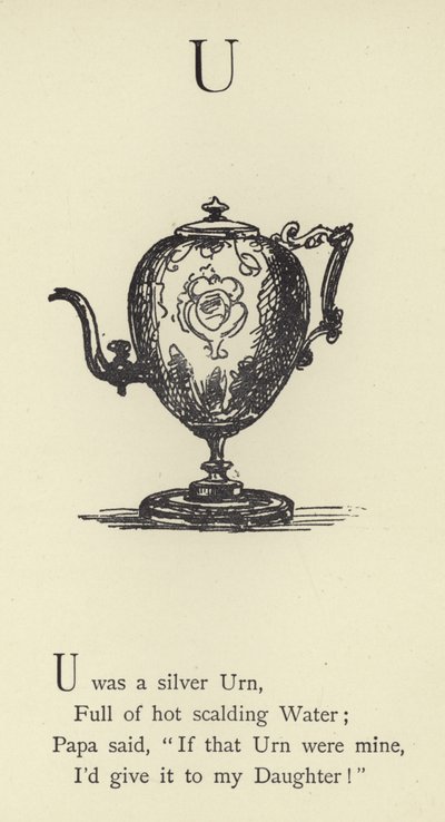De letter U door Edward Lear